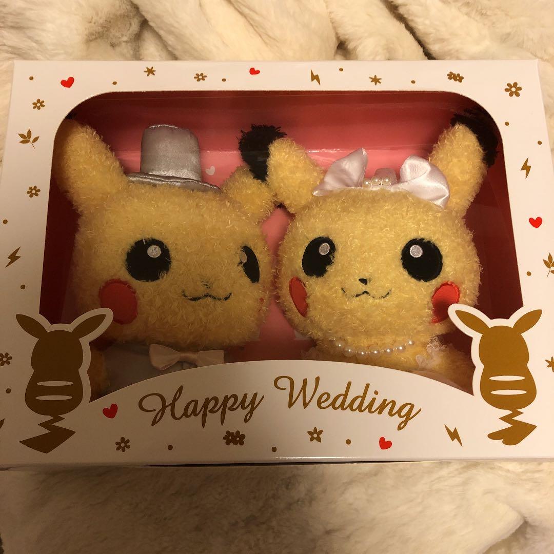 ポケモンセンター　ピカチュウ もこもこウエディングセット　株セキグチ