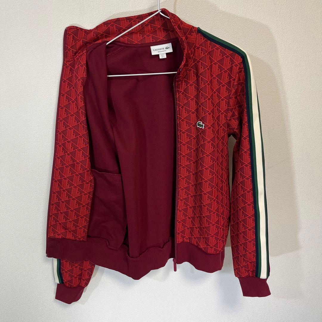 ラコステ LACOSTE モノグラムジャカードトラックジャケット