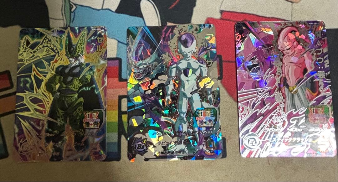 ドラゴンボールヒーローズ secまとめ売り フリーザ セル 魔人ブウ:純粋