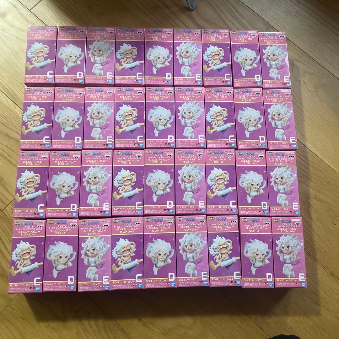 ワンピース　ワールドコレクタブルフィギュア ジュエリー・ボニーヒストリー　36点