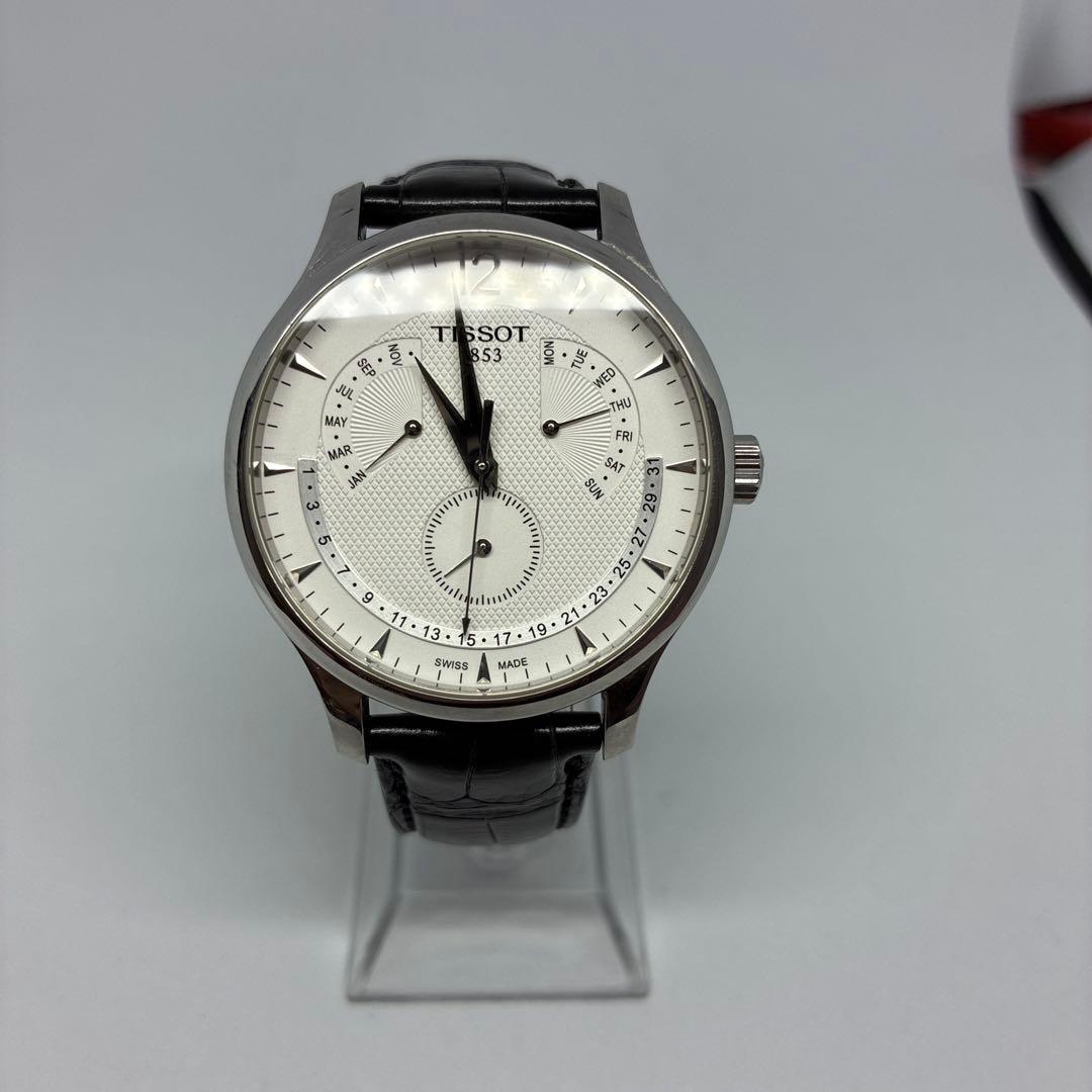 【希少】TISSOTトラディション パーペチュアルカレンダー IWCバンド付き