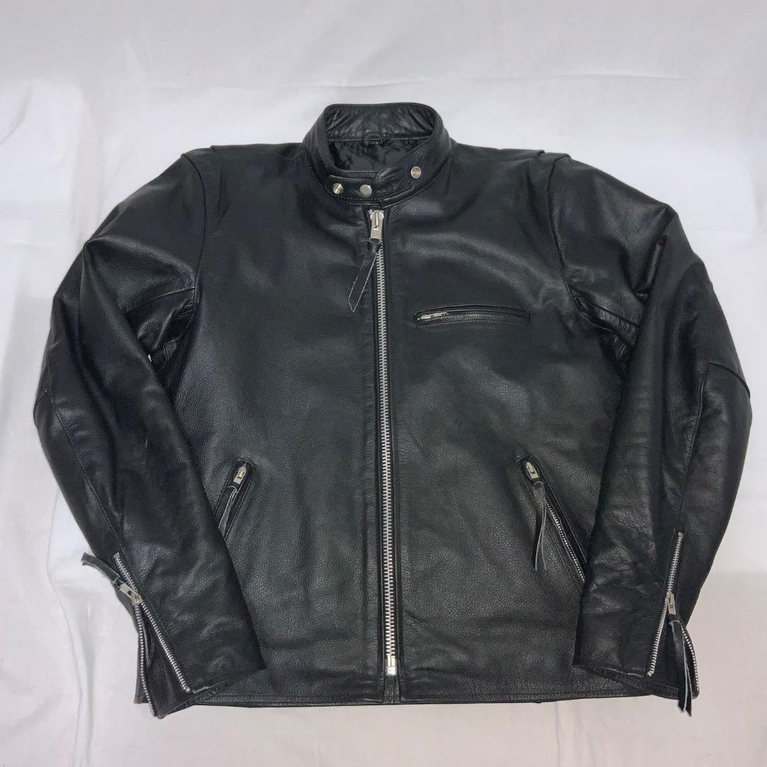 【XL】Freedom 本革レザーライダースジャケット