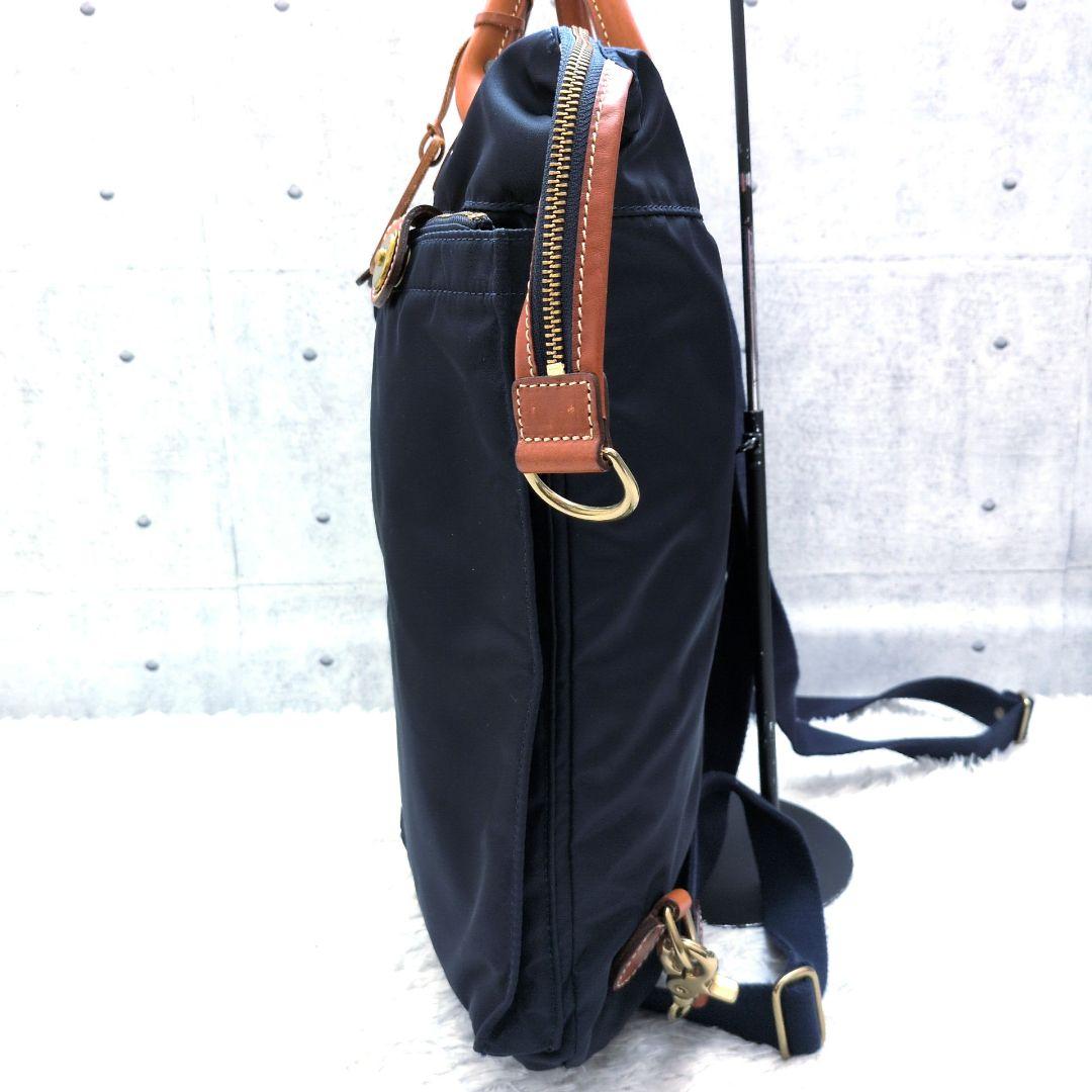 【極美品 保存袋付き】フェリージ　18-50　2WAY　ヘルメットバッグ　紺色