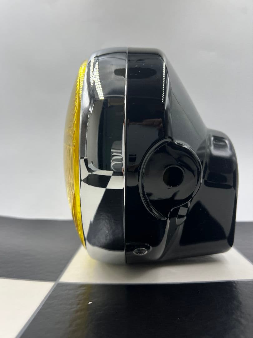 シビエCIBIEタイプ180パイヘッドライトイエローレンズ黒ケ−ス