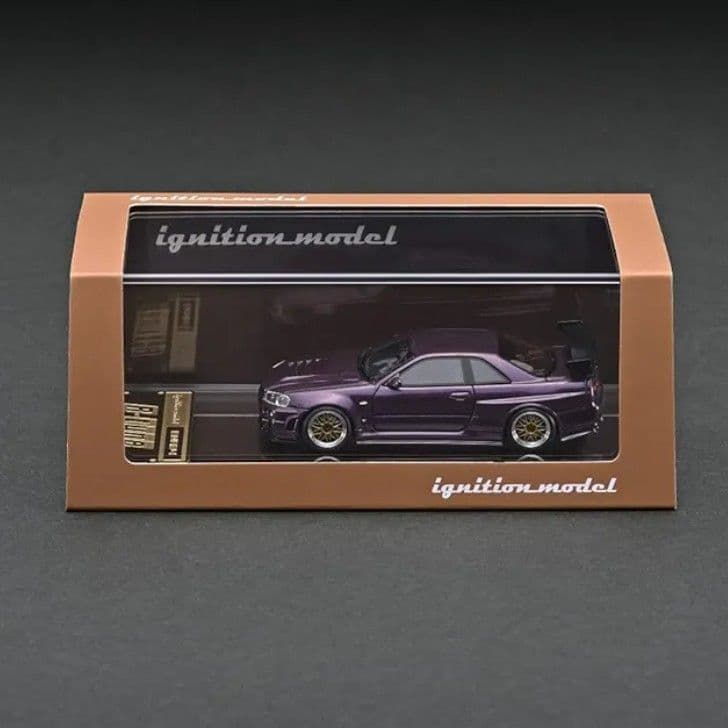 イグニッションモデル　日産　スカイライン　GT-R ミニカー　紫　IG2720