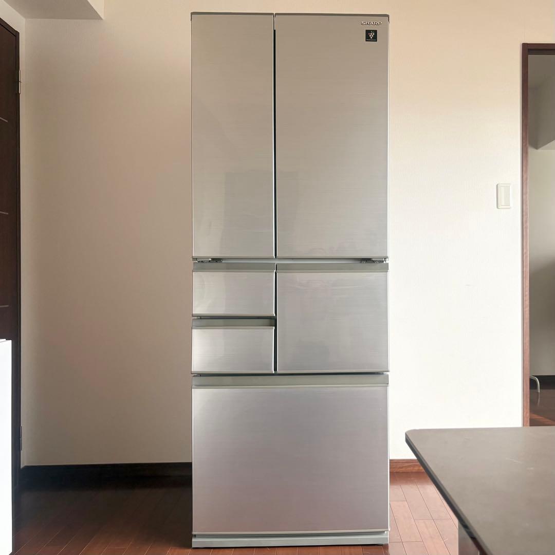 シャープ 冷蔵庫 SJ-X502P-S 幅68.5cm 2020年製 シルバー
