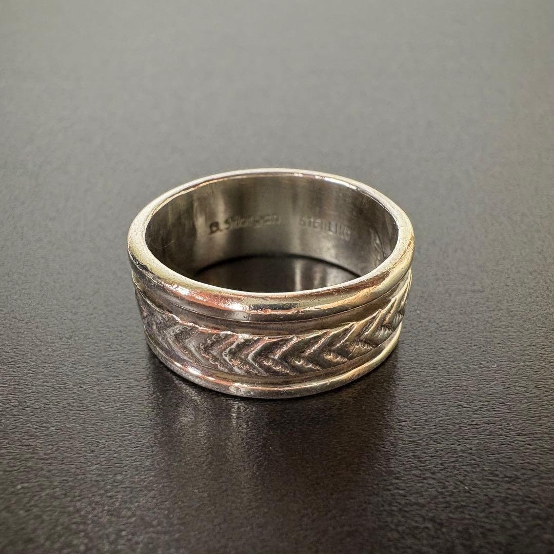 ナバホ　ブルースモーガン　リング　約15号　インディアンジュエリー