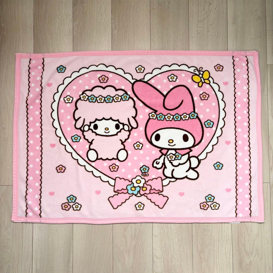 マイメロディ マイスウィートピアノ　フリースブランケット