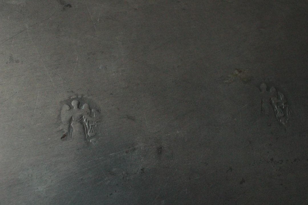 エタンオーバルプレート大/フランスアンティークアクセサリートレイ