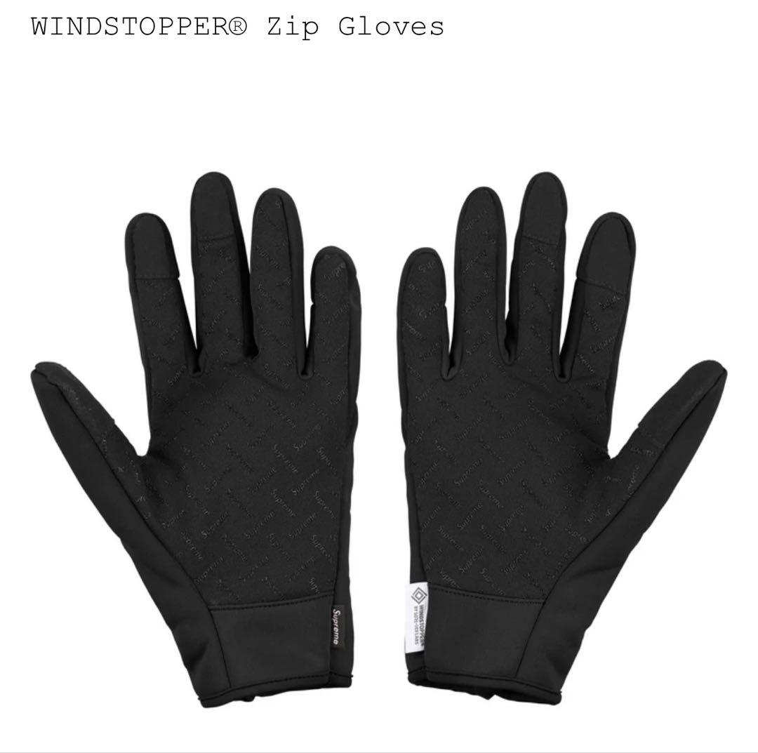 Supreme WINDSTOPPER® Zip Gloves ブラック
