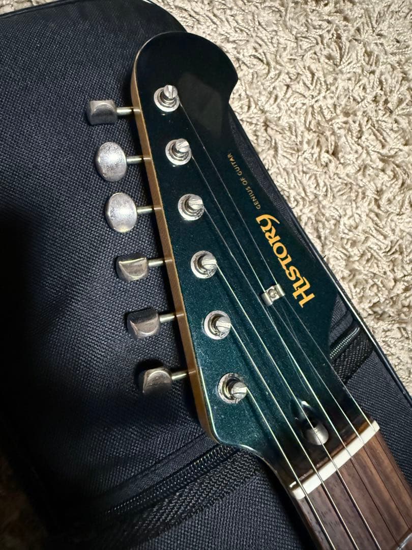 History エレキギター ダークグリーン