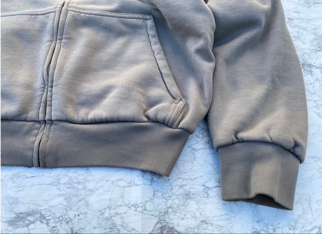【美品・希少】Yeezy Gap ジップアップパーカー 【ベージュグレー】　短丈