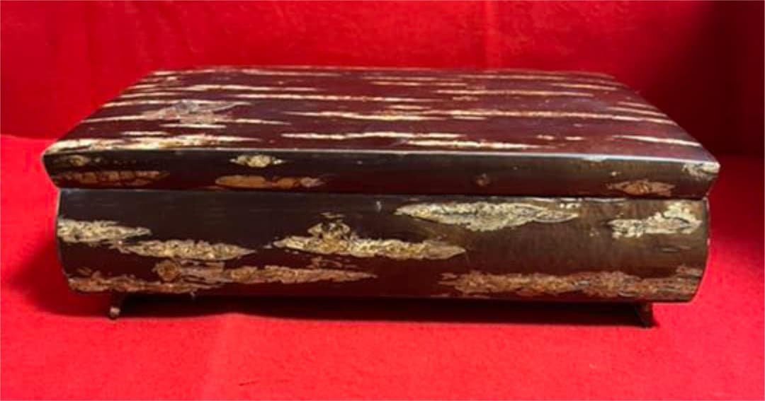 樺細工・オルゴール付・宝石箱・1点物