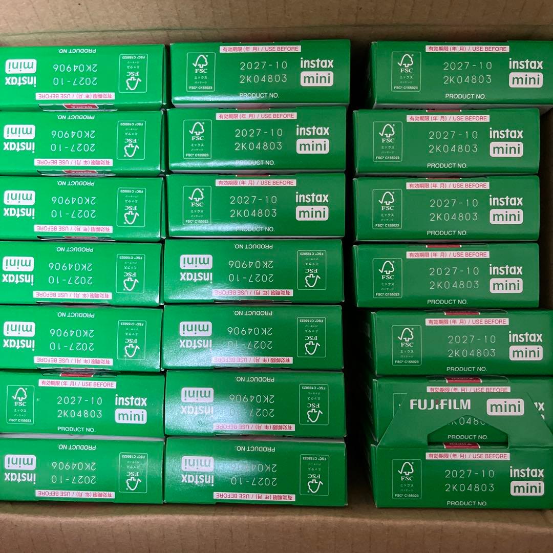 instax 富士フイルムインスタントカメラ チェキ用フィルム 10枚入（21本