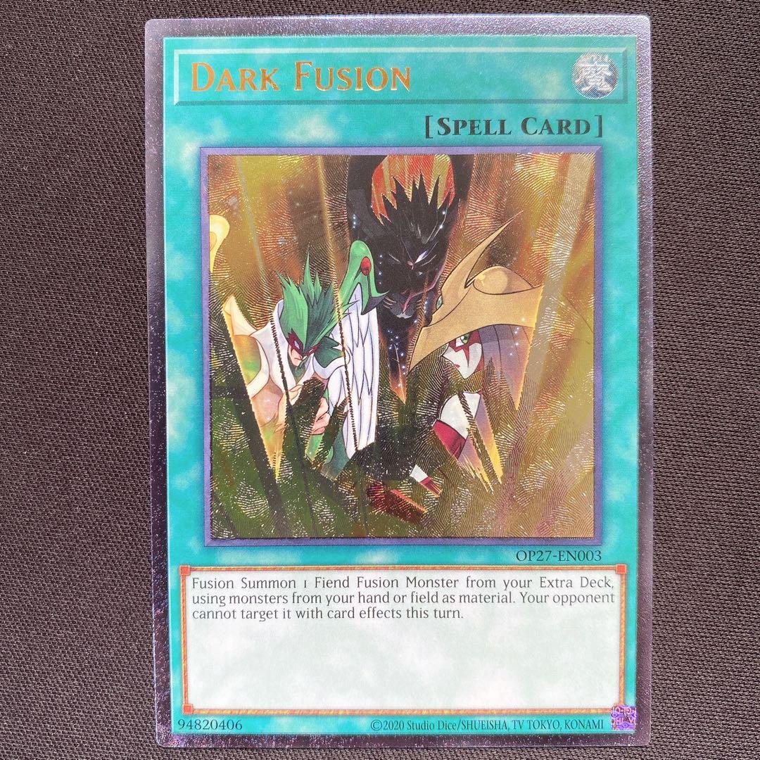 ダークフュージョン　英語　北米　OP27 レリーフ　3枚セット　OTS