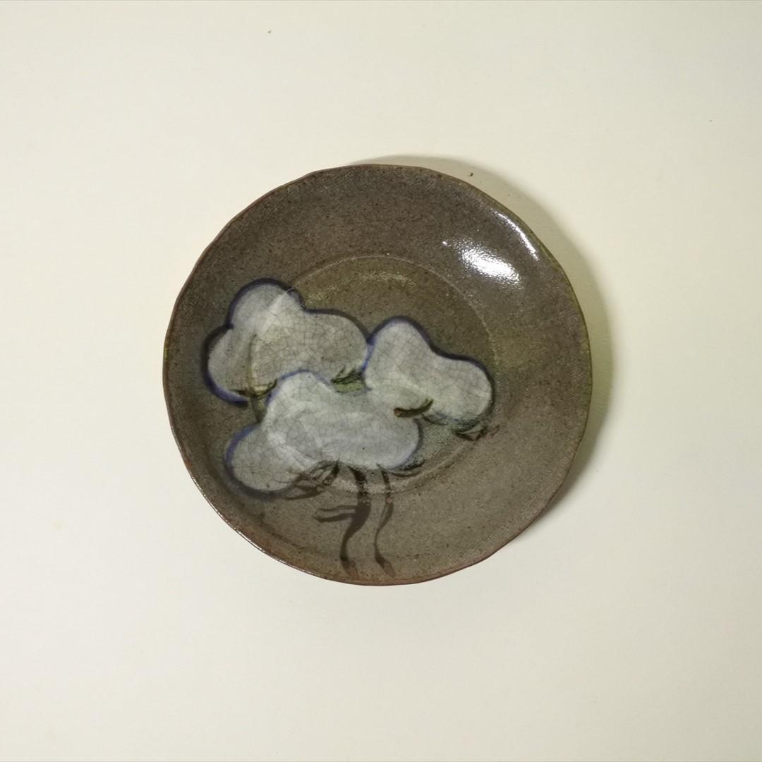 明治時代　犬山焼　銘々皿　菓子皿　６枚組　骨董品　アンティーク　d