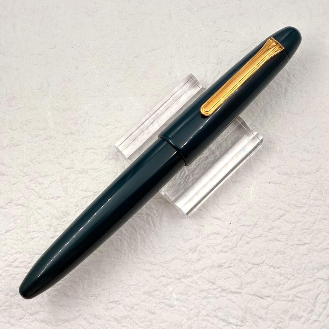 SAILOR セーラー万年筆 KOP 漆塗り 青 エボナイト 21K B