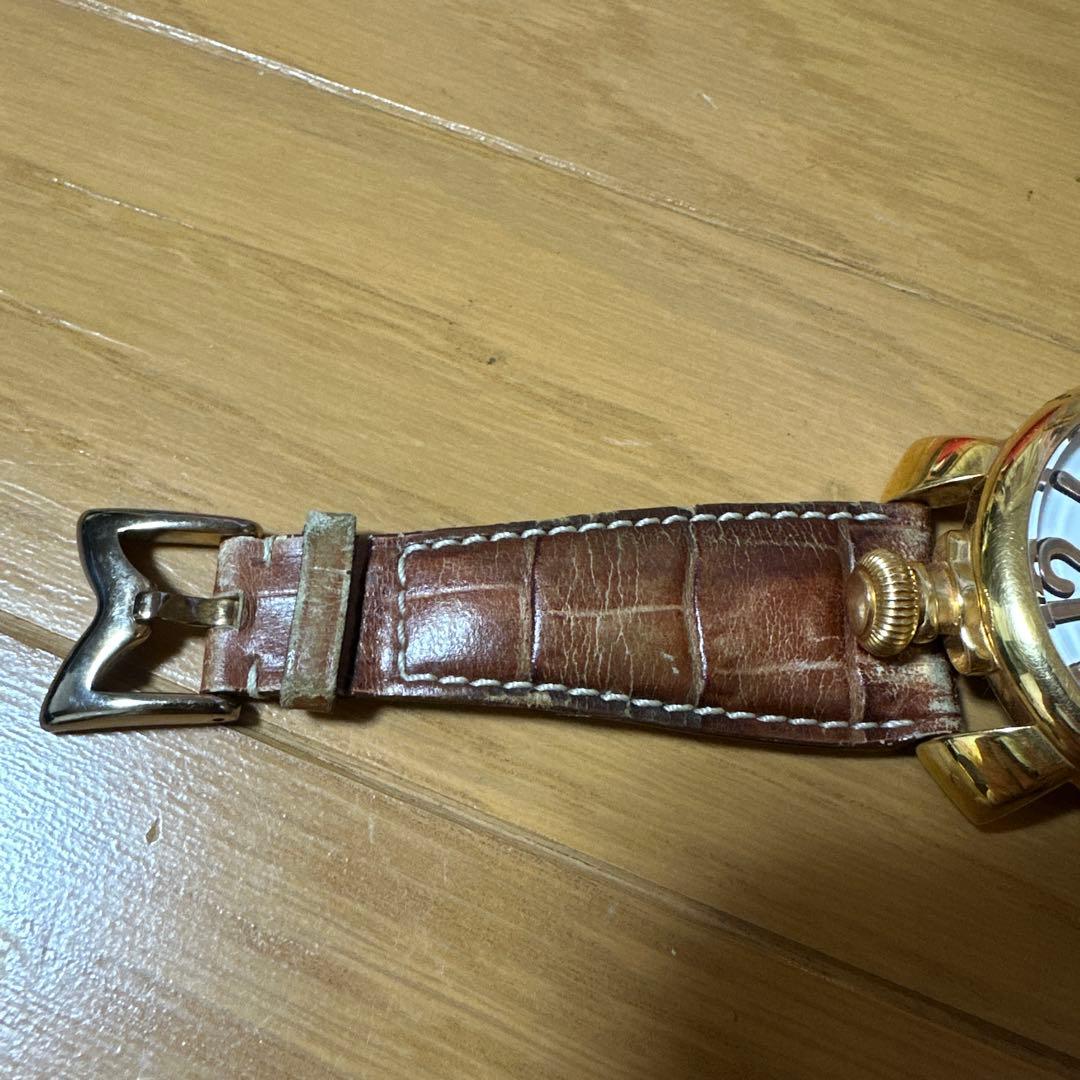 GaGa MILANO ガガミラノ マヌアーレ48 腕時計 ブラウン　ジャンク品