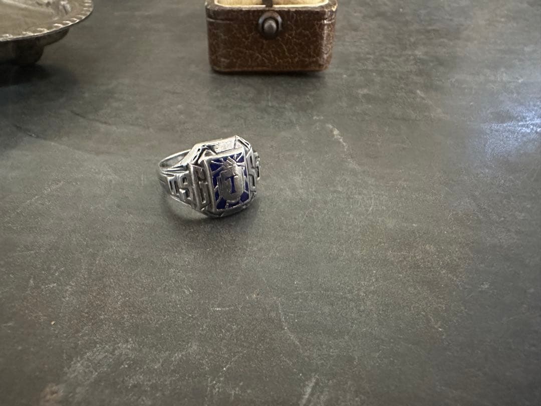 希少　ヴィンテージ　リング　925 アンティーク　アメリカ　シグネット