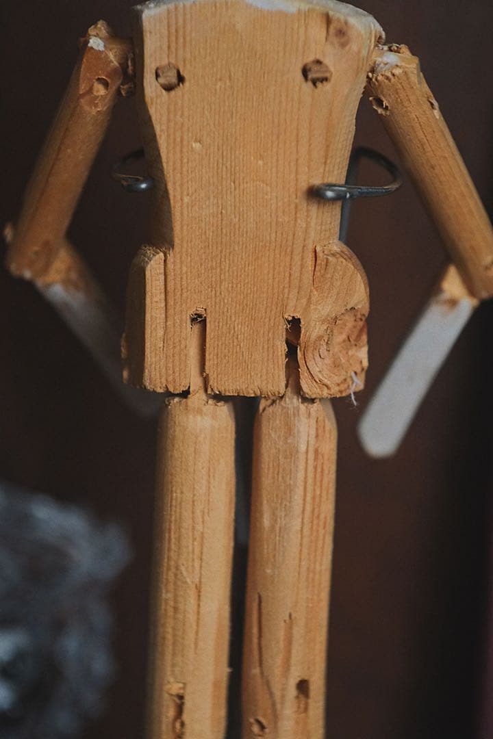 アンティーク ペグドール ウッデンドール 木製人形 ドイツ オランダ