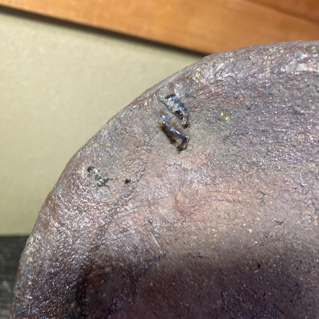 中国　古玩　南蛮水指【桐箱付】16cm20cm