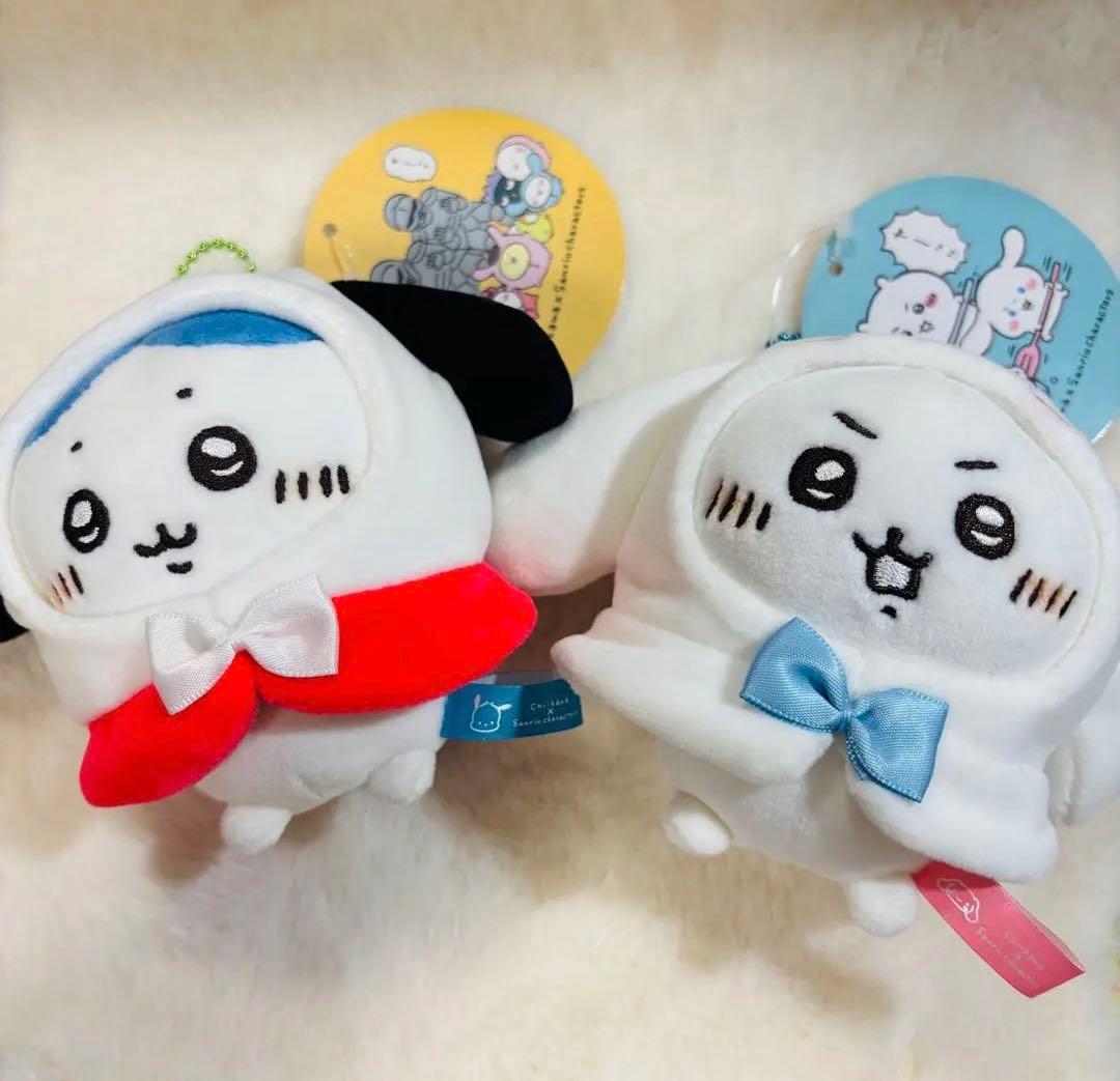 ちいかわ　ハチワレ　シナモロール　ポチャッコ　シナモン　ぷちミニフードマスコット