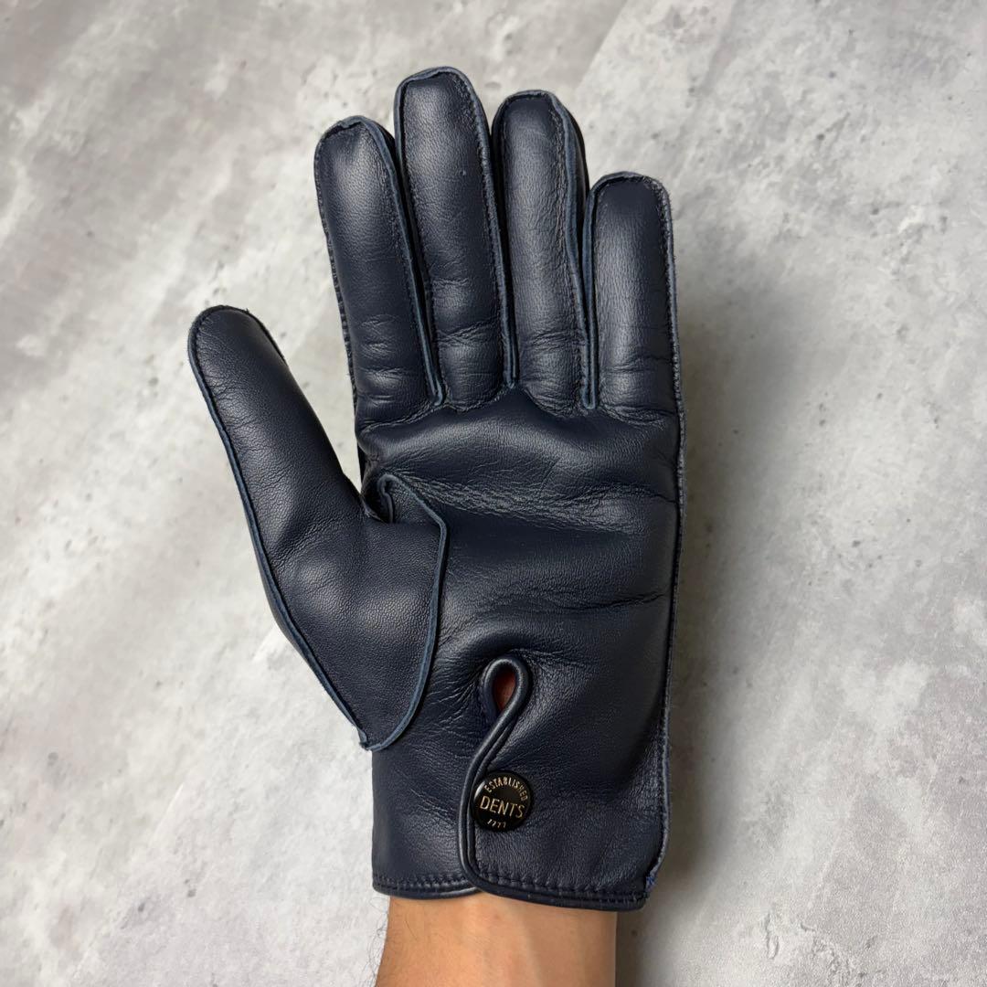 新品未使用 イングランド製 DENTS デンツ ラビットファー レザーグローブ