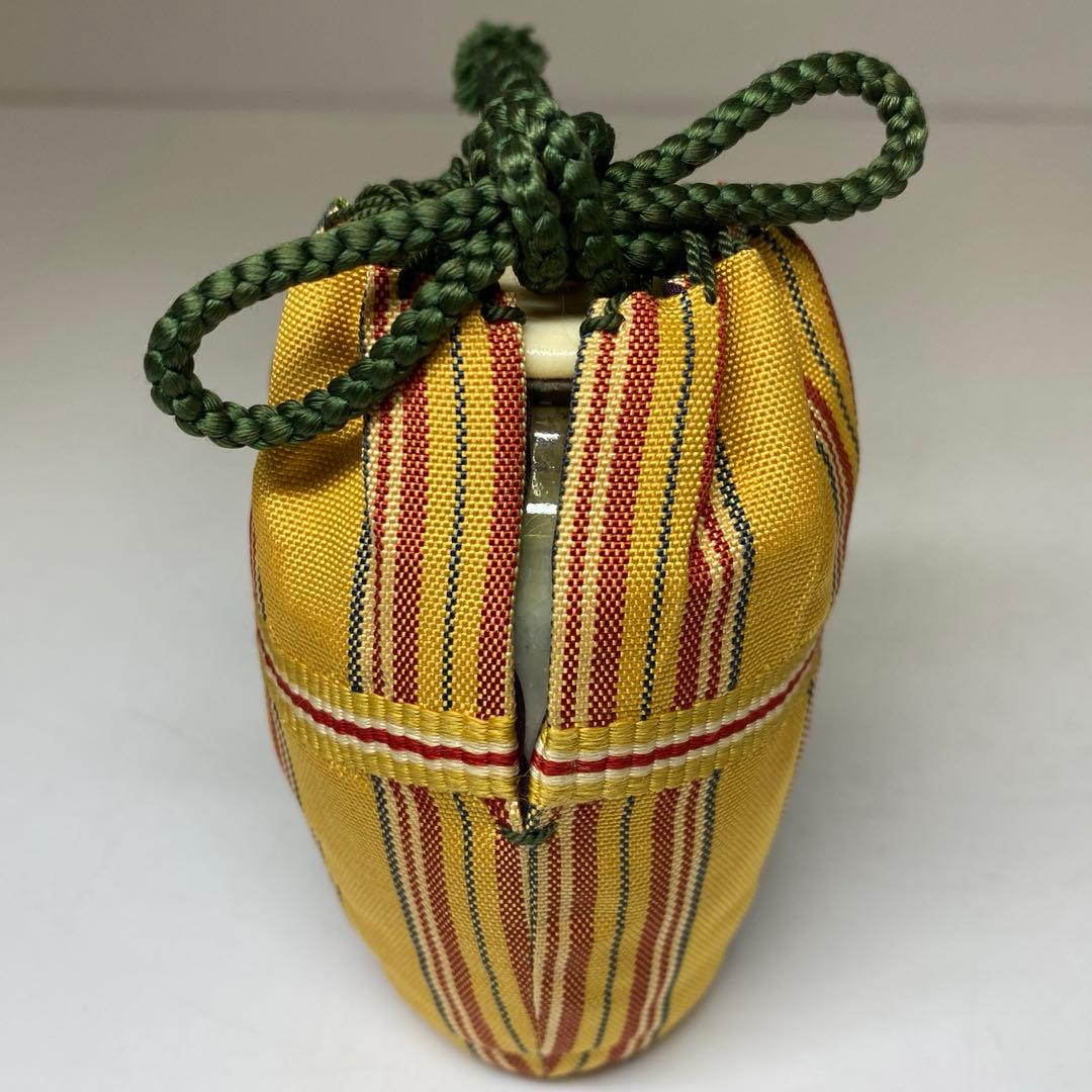 ☆茶3赤膚焼　大塩正人　茶入　共箱 高さ約8.5cm 東N7-1025②