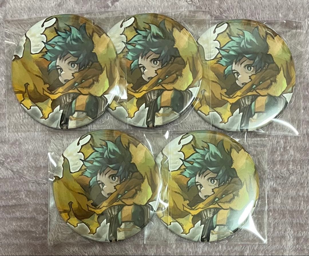 僕のヒーローアカデミア 原画展 缶バッジ 緑谷出久 ヒロアカ