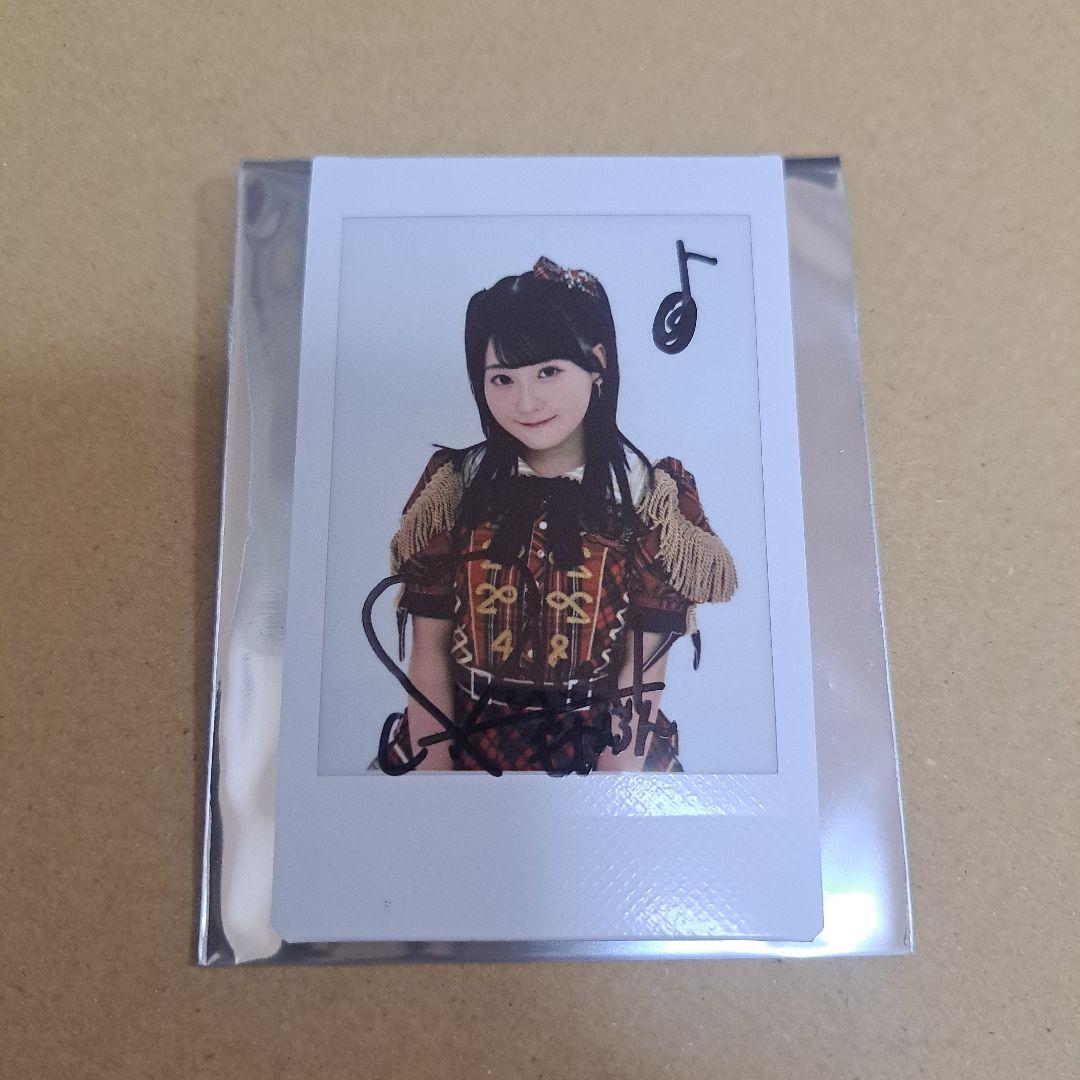 AKB48 日本武道館 チャンスくじ D賞 サイン入りチェキ 布袋百椛