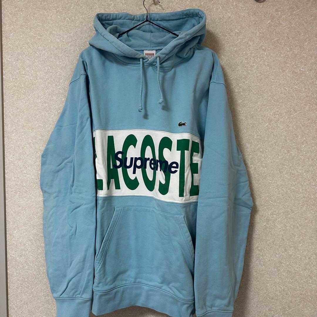 トップス Supreme/LACOSTE Logo Panel Hooded