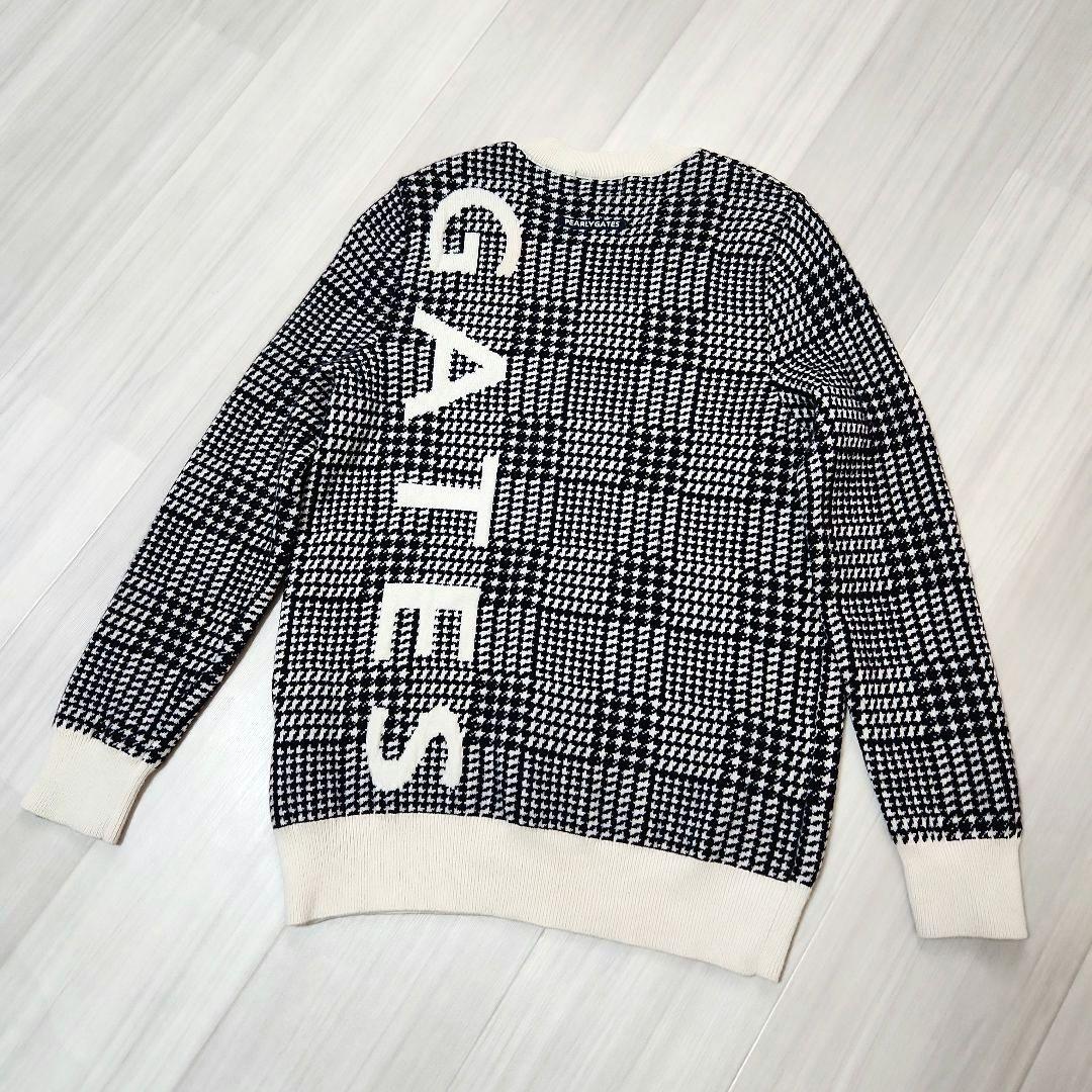 ☆PEARLY GATES☆ゴルフカシミヤ100％ニット 千鳥柄 1M 黒白黄