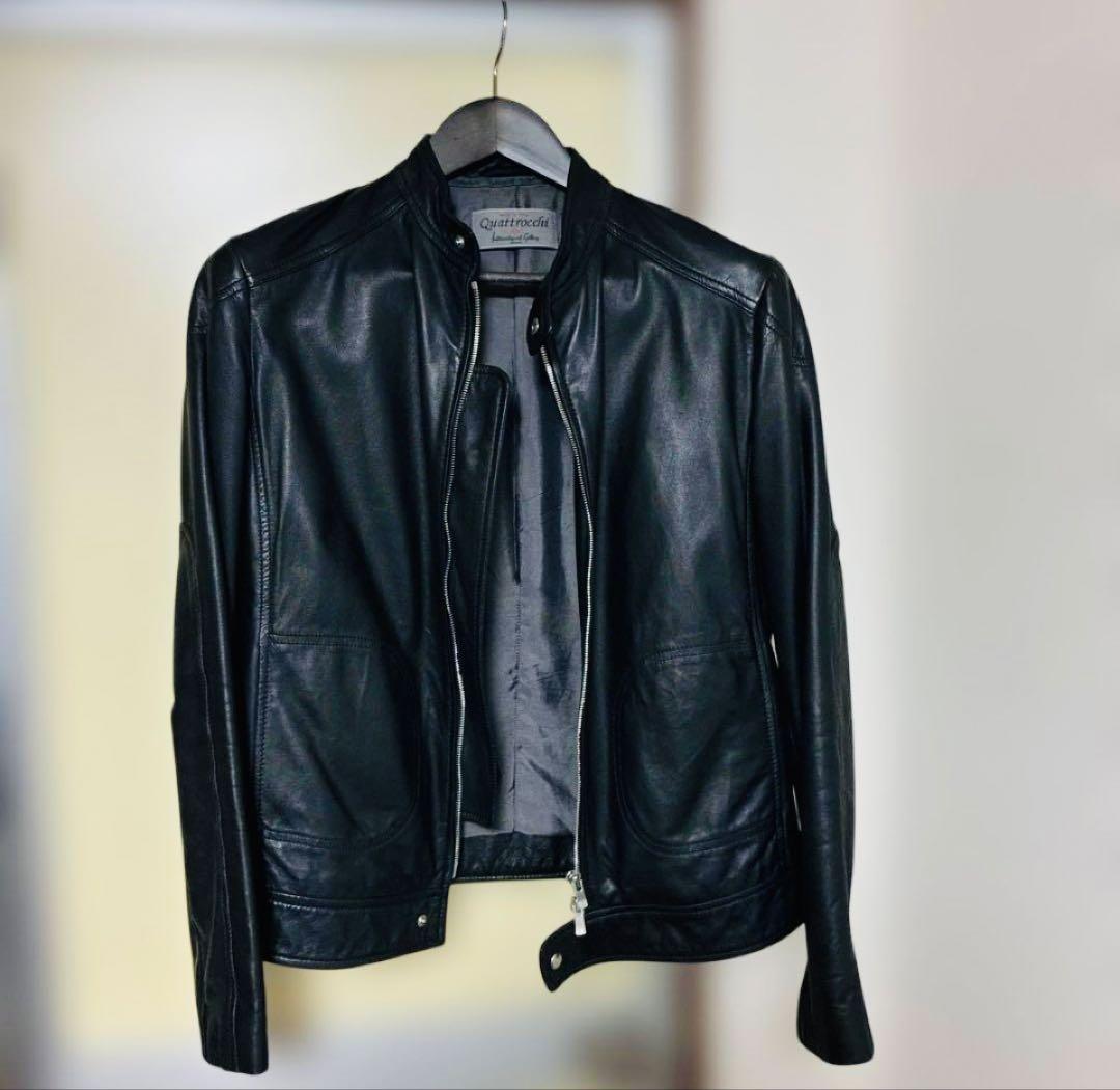 Quattrochi レザージャケット シングルライダース　beams