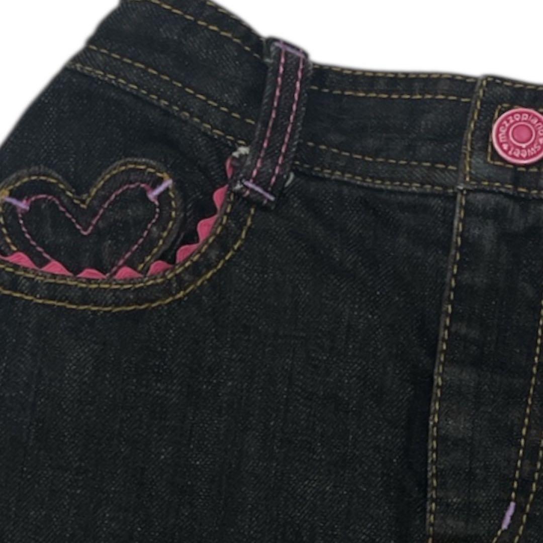 【超美品】Mezzo piano ミミポポちゃん デニムスカート　平成レトロ