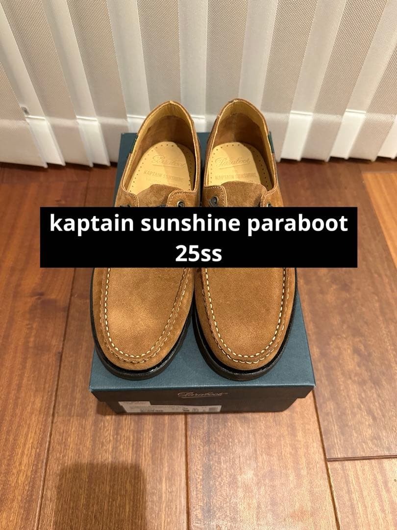 靴 KAPTAIN SUNSHINE Paraboot Domingue UK6H