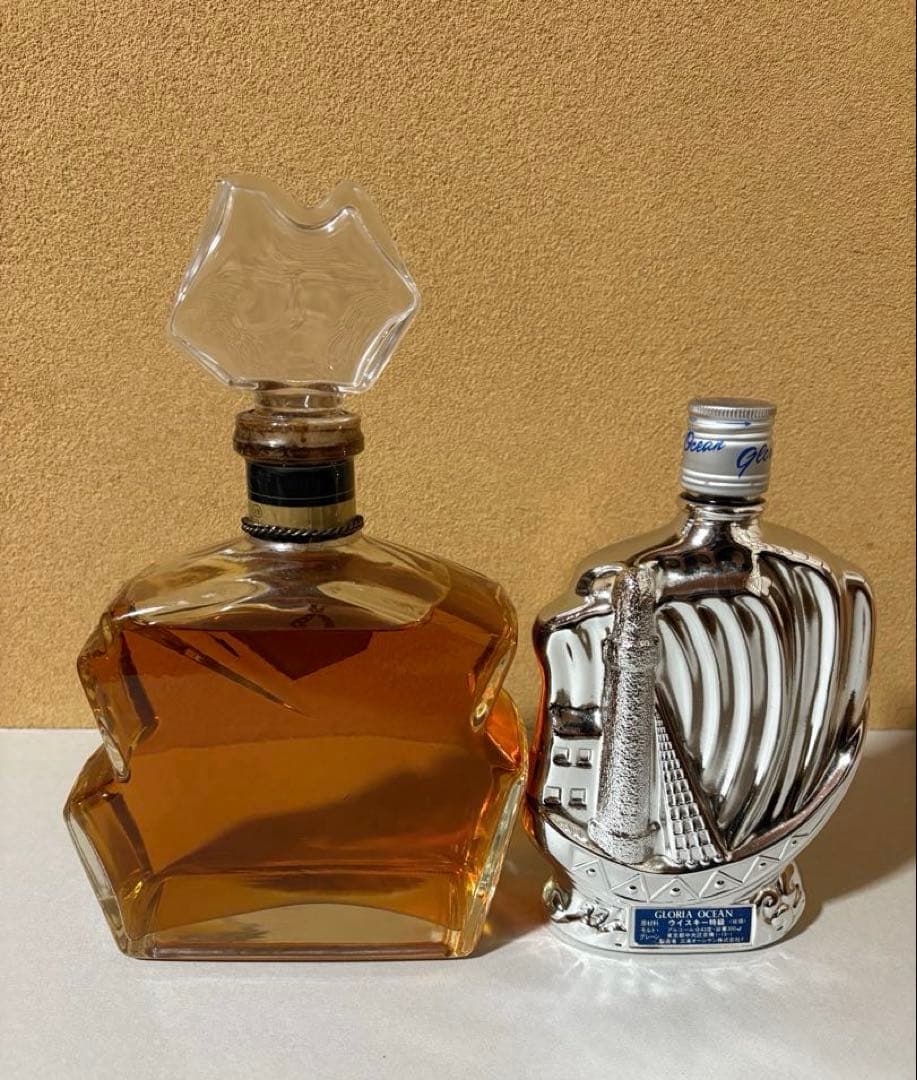 ⭐︎古酒セット⭐︎ 浅間-ASAMA- &グロリアオーシャン シルバー シップボトル
