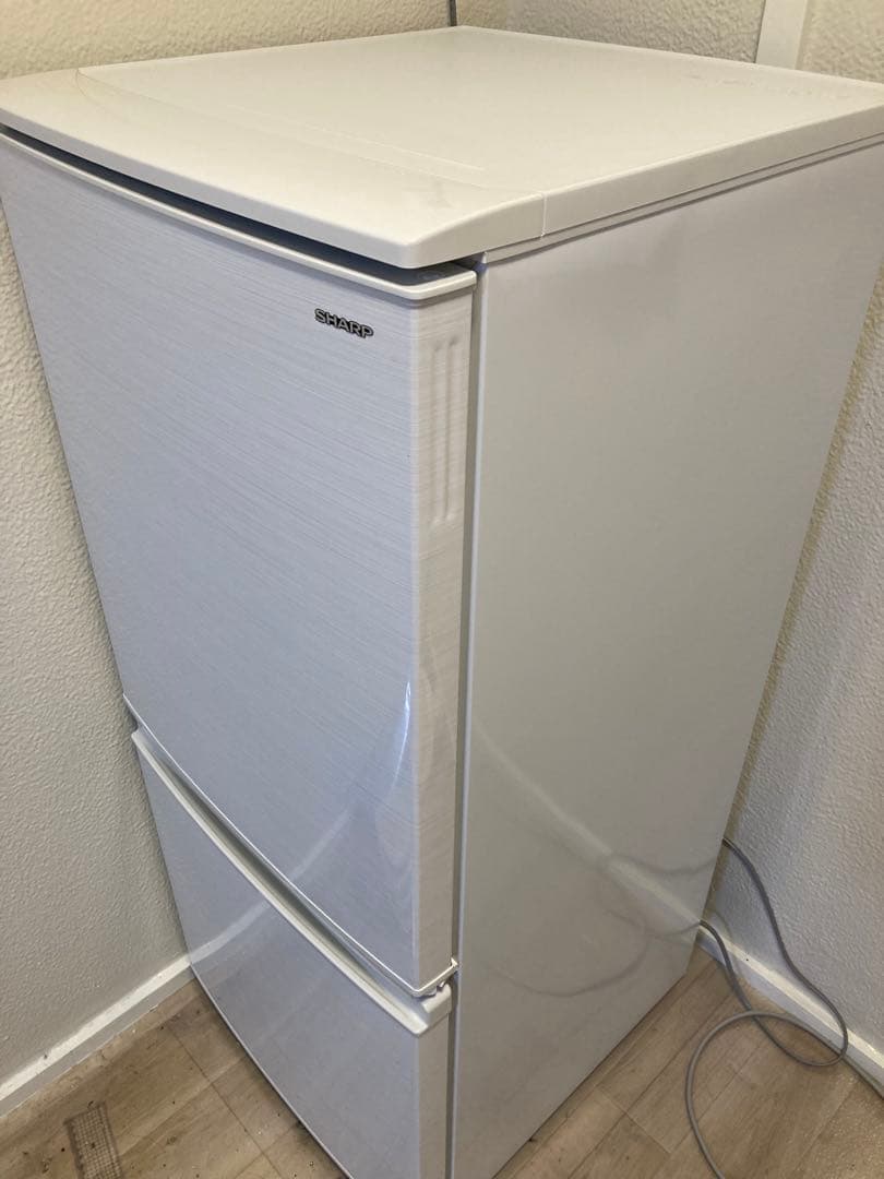 SHARP 冷蔵庫 SJ-D14D-W 137L