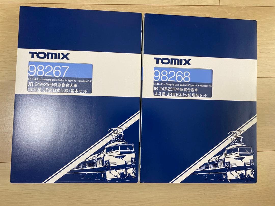 TOMIX JR 24系25形特急寝台客車　北斗星・JR東日本仕様　+ EF81