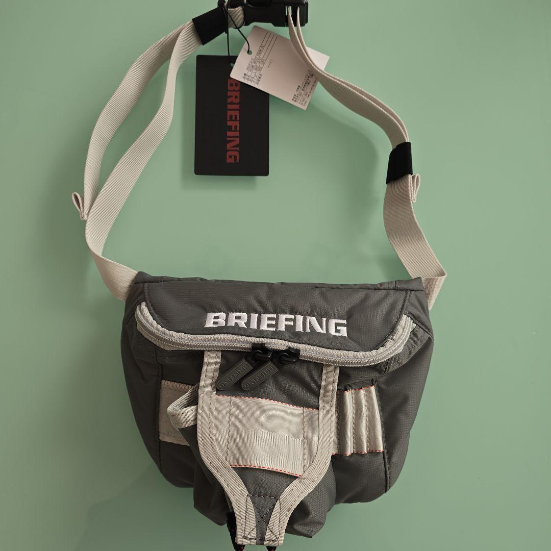 164 新品　BRIEFING ラウンドウエストポーチ