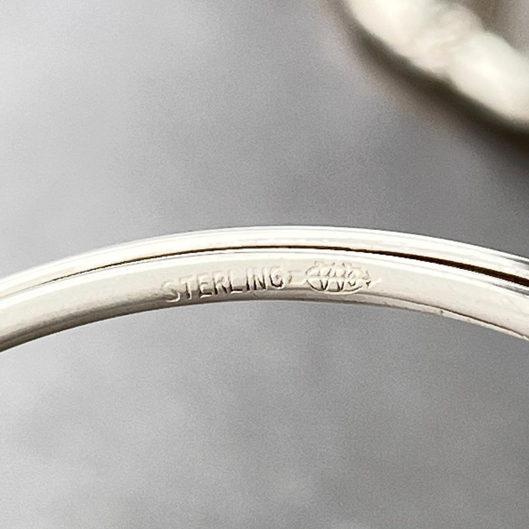 【Webster】【純銀/ガラス】透かしのコースター 5枚 スターリング