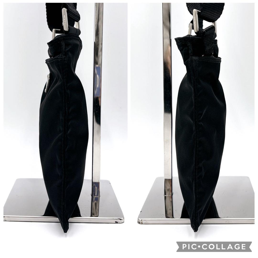 極美品 PRADA プラダ ショルダーバッグ サコッシュ ナイロン ブラック