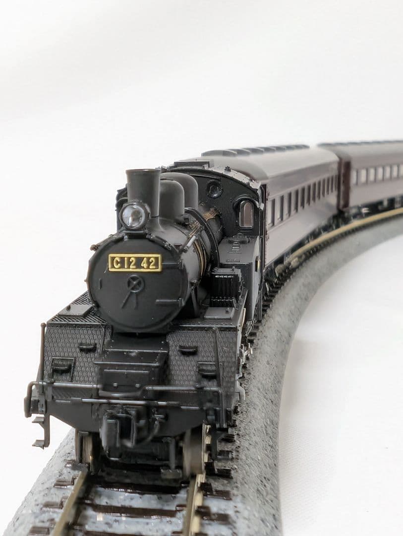 KATO　C12+オハ35+オハフ33+オハニ36 　蒸気機関車　客車　計4両