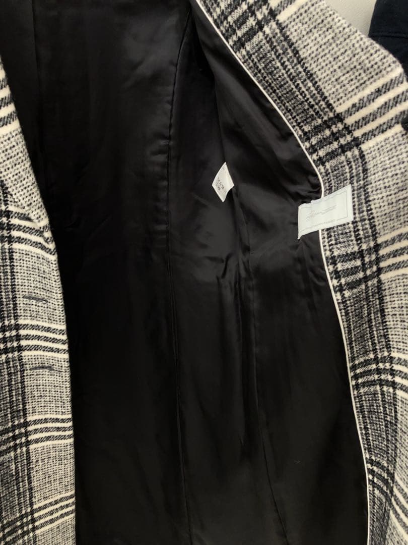 SCAPA チェスターコート チェック柄　サイズ40