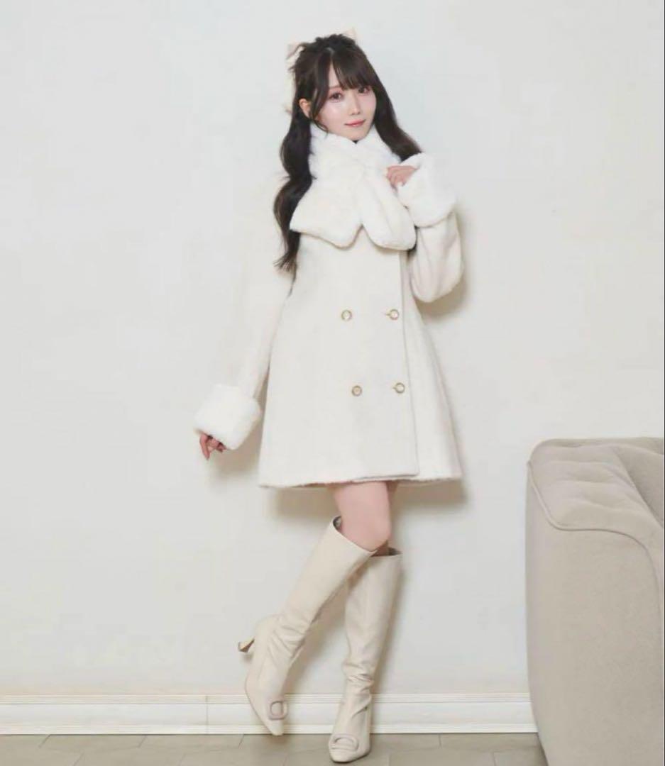 tippet muffler set coat Rosé Muse Sサイズ