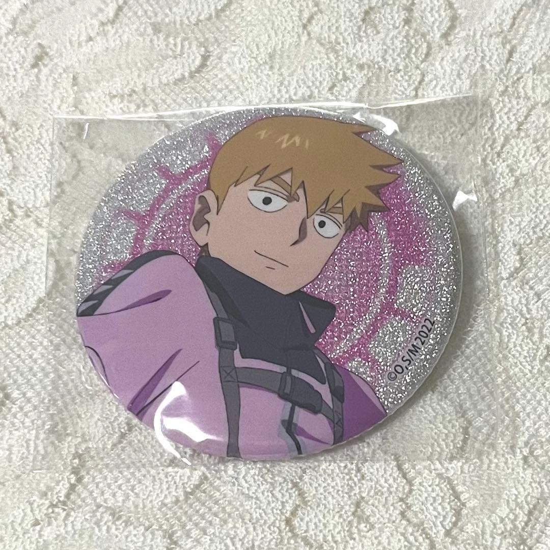 【即購入OK】モブサイコ100 サイバーパンク 缶バッジ 霊幻新隆 グリッター