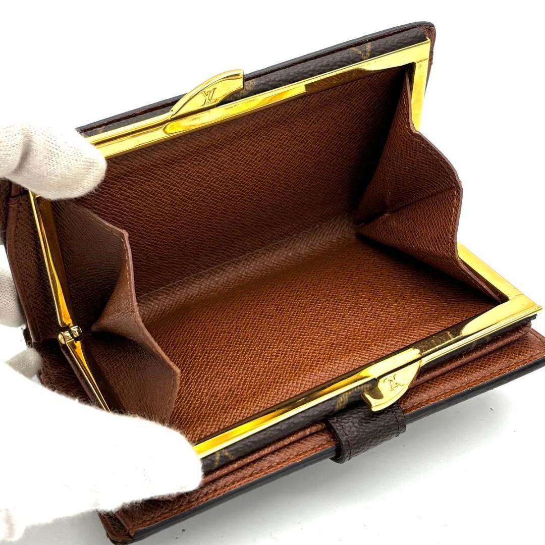 【ゆうゆう】ルイヴィトン モノグラム ヴィエノワ 二つ折り財布 がま口