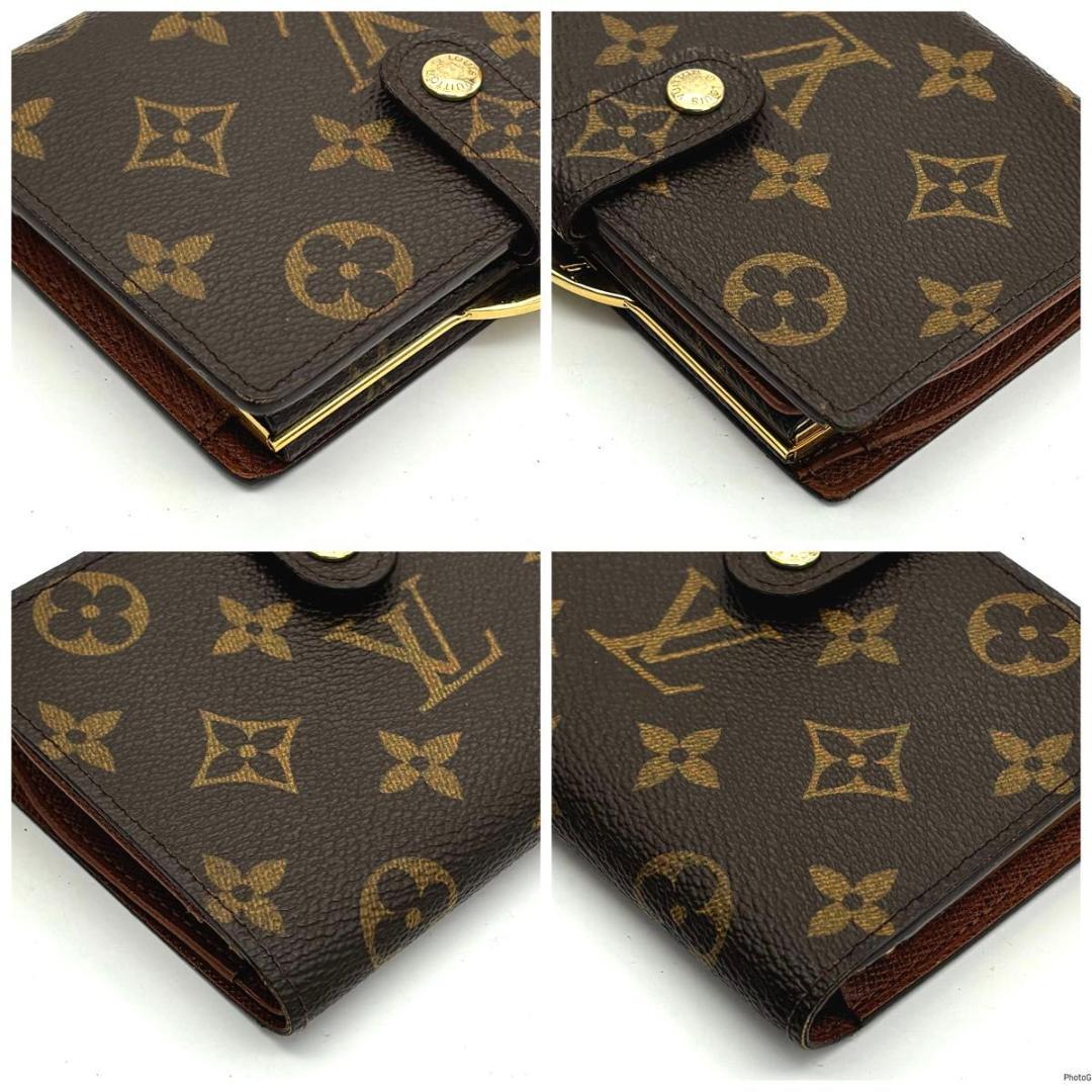【ゆうゆう】ルイヴィトン モノグラム ヴィエノワ 二つ折り財布 がま口