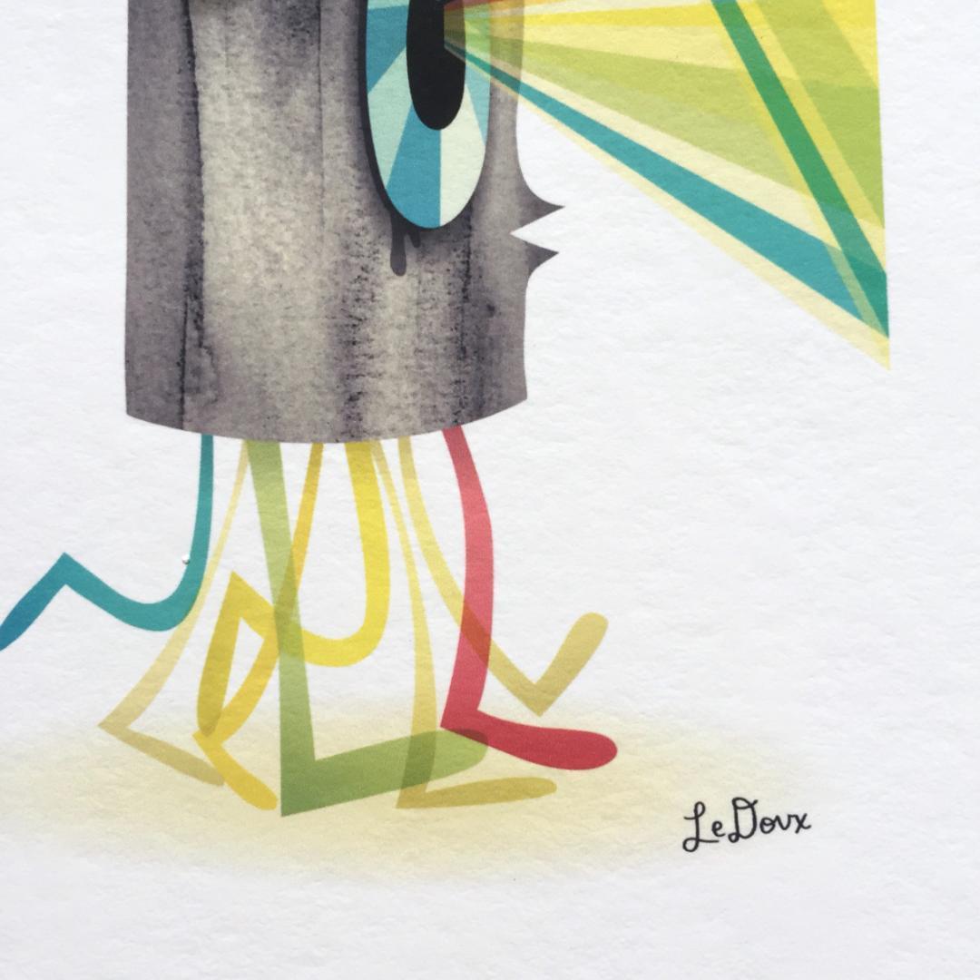 ビンテージ Jesse Ledouxミニポスター 100枚限定 直筆サイン入り