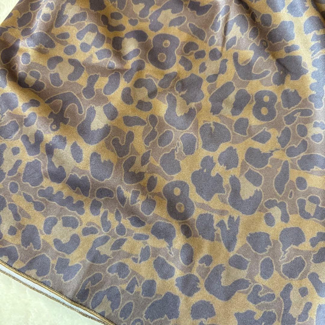 【muta marine】クールタッチショートロンパース レオパード柄