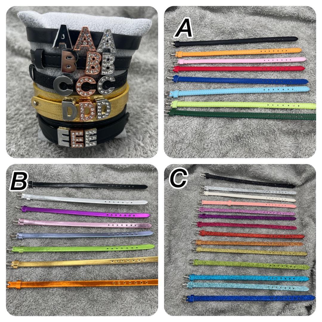 ハンドメイド　ネームタグ　イニシャルキーホルダー　ブレスレット　キーリング　推し